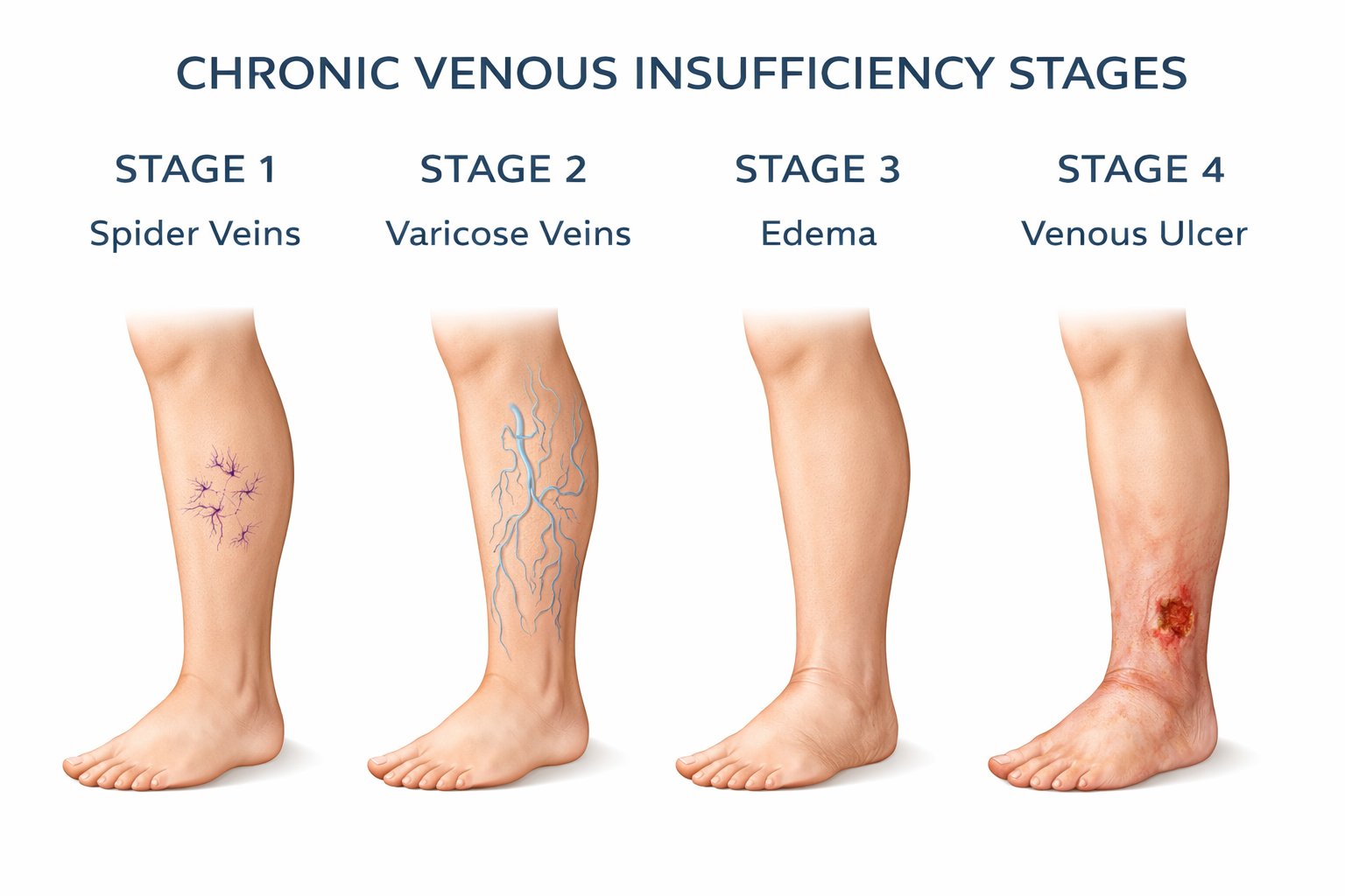 Chronic Venous Insufficiency Stages